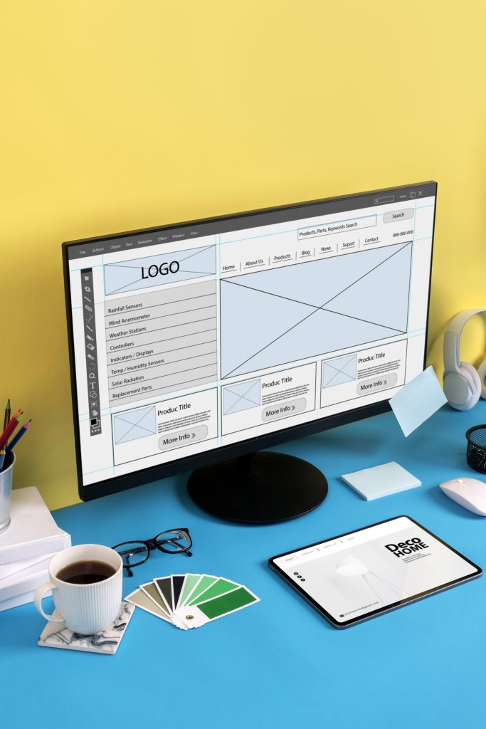 still life graphic design office